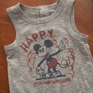 3/$10 Mickey junk food boys tank jumper 3 6 mo